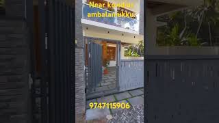 home for sale  near kowdiar  ambalamukku  5 cent 2300 sqft 4 bhk 2 cr villa 9747115906 [upl. by Secundas717]