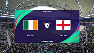 Ireland vs England 07092024 UEFA Nations League PES 2021 [upl. by Radmilla293]