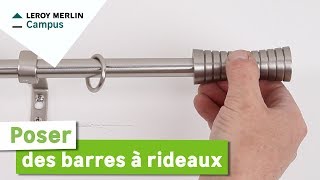 Comment poser des barres à rideaux  Leroy Merlin [upl. by Si]