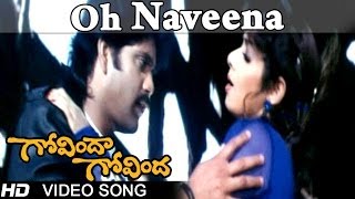 Govinda Govinda Movie  Oh Naveena Video Song  Nagarjuna Sridevi [upl. by Hevak296]