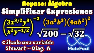 02 Leyes de Exponentes y Simplificación de Radicales [upl. by Ttenneb]