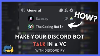 How to make your discord bot talk in a voice channel with discordpy  ElevenLabs Text to Speech API [upl. by Adamina]