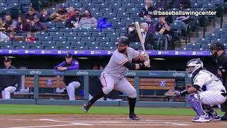 Brandon Belt Home Run Swing  2021 HR 6 [upl. by Va]