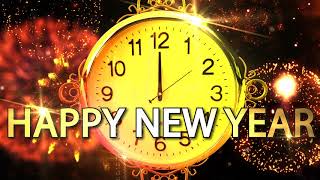 Happy New Year CLOCK 2020  v 683  Countdown Timer with Sound Effects  Voice 4K [upl. by Ifen]