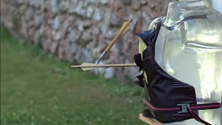 Medieval Composite Crossbow vs Body Armour Ballistic Vest [upl. by Yvon]