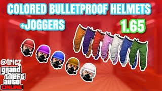 How to get COLORED BULLETPROOF HELMETS in GTA 5 OnlineAFTER PATCH 165tricz [upl. by Lak48]