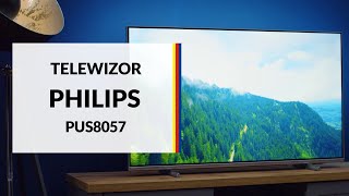 Telewizor Philips z serii PUS8057 â€“ dane techniczne â€“ RTV EURO AGD [upl. by Nosyerg98]