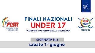 Finali Nazionali Giovanili 2024  UNDER 17  Viareggio LU  Giornata n3 [upl. by Sheply]