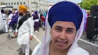 Nagar Kirtan di Fontanelle Intervista a una fedele sikh [upl. by Eelyac]