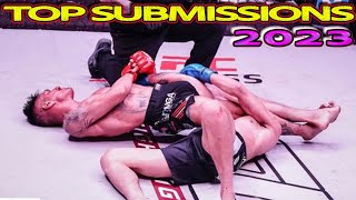 Top MMA Submissions 2023 [upl. by Forlini]