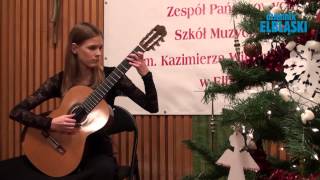 Wśród nocnej ciszy  Aleksandra Cieślak gitara [upl. by Ylellan]