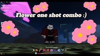 Demonfall The beginner Flower oneshot combo [upl. by Mary]