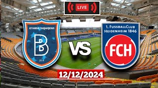 Istanbul Basaksehir vs Heidenheim  UEFA Conference League Live Match Score 🛑 [upl. by Dene]