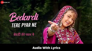 Bedardi Tere Pyar Ne with lyrics  बेदर्दी तेरे प्यार ने गाने के बोल  Henna  Lata Mangeshkar [upl. by Kassity]