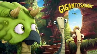 Giganto attacks the dinos den  Dinosaurs Cartoons  Gigantosaurus Multilingual [upl. by Akived]