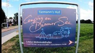 Tiemann’s Wohnmobilhafen am Dümmer See Stellplatz Wohnmobilstellplatz Camping Platz Tiemanns Hof [upl. by Cullie880]