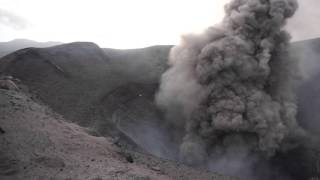 Tanna Volcano lava explosion with shockwave [upl. by Ailb276]