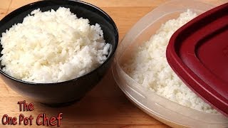 Quick Tips Freezing and Reheating Cooked Rice  One Pot Chef [upl. by Ahsikyt623]