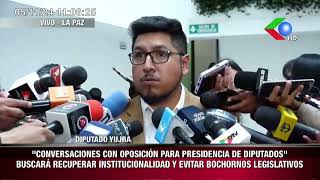 quotCONVERSACIONES CON OPOSICIÓN PARA PRESIDENCIA DE DIPUTADOSquot BUSCARÁ RECUPERAR INSTITUCIONALIDAD [upl. by Annal]