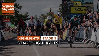 Dauphiné 2022  Stage 5  Highlights [upl. by Potter]