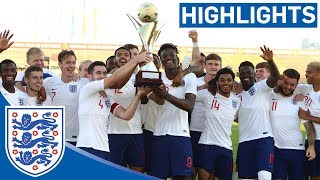 England U21 21 Mexico  Young Lions Win Toulon Tournament  Official Highlights [upl. by Acissaj654]