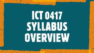 ICT 0417 SYLLABUS OVERVIEW  0417 OVERVIEW  ICT OVERVIEW  0417  ICT OVERVIEW  IGCSE ICT 0417 [upl. by Assyl831]