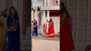 Himanshi Gour bts rang rajasthan 2 Ghoomar mashup  Rajasthani rhythm Minakshi Rathore shorts [upl. by Pruter244]