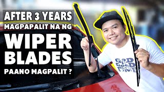 HOW TO REPLACE STOCK WIPER BLADES  PAANO PALITAN  AFFORDABLE WIPER BLADES [upl. by Derfla]