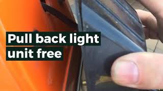 Scomadi Rear light removal and replacing [upl. by Ettebab]