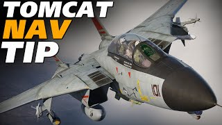 DCS F14A amp B Tomcat INS Navigation Tips amp Tricks [upl. by Kelci]