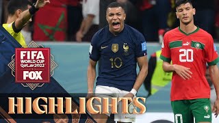 France vs Morocco Highlights  2022 FIFA World Cup  Semifinals [upl. by Notlim]