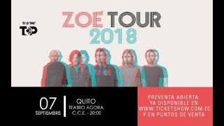 Zoé en Quito Gira Azltán 2018 Ágora de la Casa de la Cultura Mejores momentos [upl. by Ecenahs39]