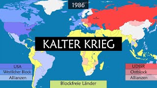 Der Kalte Krieg  Zusammenfassung auf einer Karte [upl. by Nil]