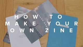 How to make your own photo zine for FREE  tutorial [upl. by Jeffry751]