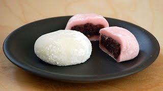 How to Make Japanese Mochi Daifuku  Easy and Simple No Steam Needed [upl. by Aleakim]