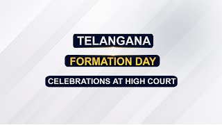 Telangana Formation Day Celebration at High Court [upl. by Ybbil]