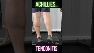 Eccentric Calf Raise the best exercise to treat Achilles tendinitis [upl. by Nirok]