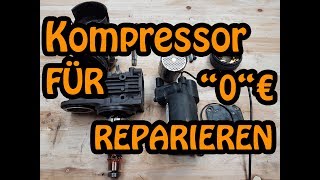 BMW Niveauregulierung  KOMPRESSOR KOSTENLOS REPARIEREN 🔧🔧🔧 [upl. by Arin]