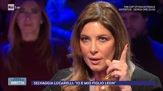 Selvaggia Lucarelli quotIl primo hater non si scorda maiquot  La Vita in Diretta 20122017 [upl. by Arimihc]