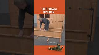 How to Build Tiered Shed Shelving  Staging Shelves [upl. by Jere134]