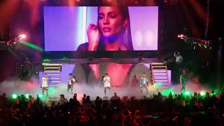 CNCO Diganle ft Leslie Grace  Live Tour [upl. by Ahtenek]