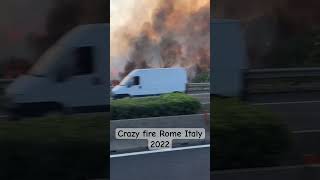 MASSIVE Fire in Rome Italy 🇮🇹 July 2022 tiktok shorts [upl. by Chavey]