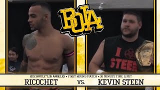 Ricochet vs Kevin Steen  PWG BOLA 2012  FULL MATCH [upl. by Sophronia]