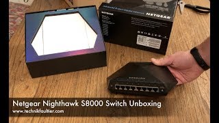 Netgear Nighthawk S8000 Switch Unboxing [upl. by Feinberg]