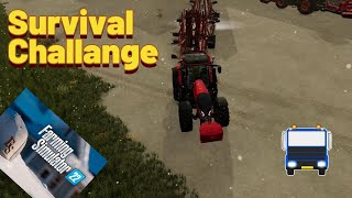 Fs 22 Survival Challange Competting against Daggerwin amp ChainSaw100 Ep 74 [upl. by Okimat]