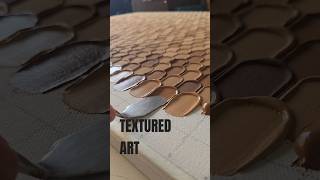 🤎 Satisfying Textured Art 🎨 DIY  shorts texturedart [upl. by Ailima]