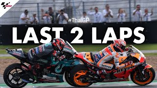 The Champ vs the rookie their last 2 laps of the 2019 ThaiGP [upl. by Nive882]