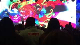 Beyblade Burst Turbo Intro LIVE at 2018 World Championships Paris [upl. by Nagirrek]