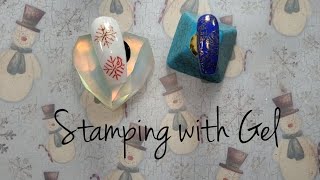 How to stamp with gel stamping polish [upl. by Eiroj]