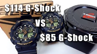 114 GShock vs 85 GShock 5081 GA1001A9 [upl. by Anaitat]